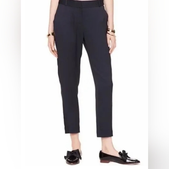 kate spade Pants - KATE SPADE Live Colorfully Black Cropped Pants